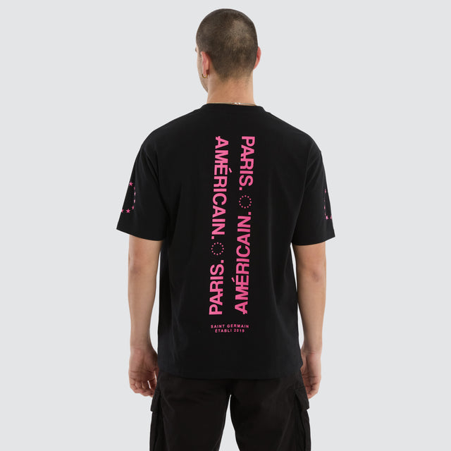 Echelon Box Fit Tee Jet Black