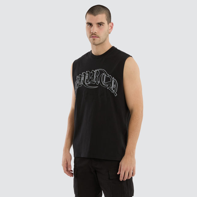 Level Relaxed Muscle Jet Black