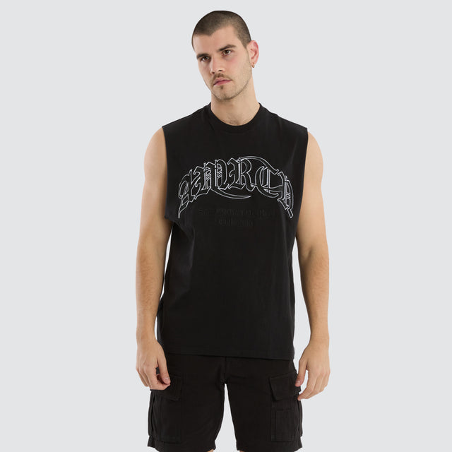 Level Relaxed Muscle Jet Black