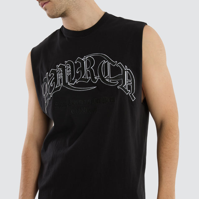 Level Relaxed Muscle Jet Black