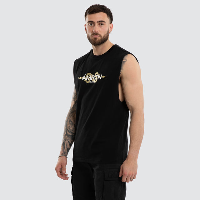 Aragorn Scoop Back Muscle Jet Black