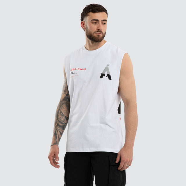 Spell Scoop Back Muscle White