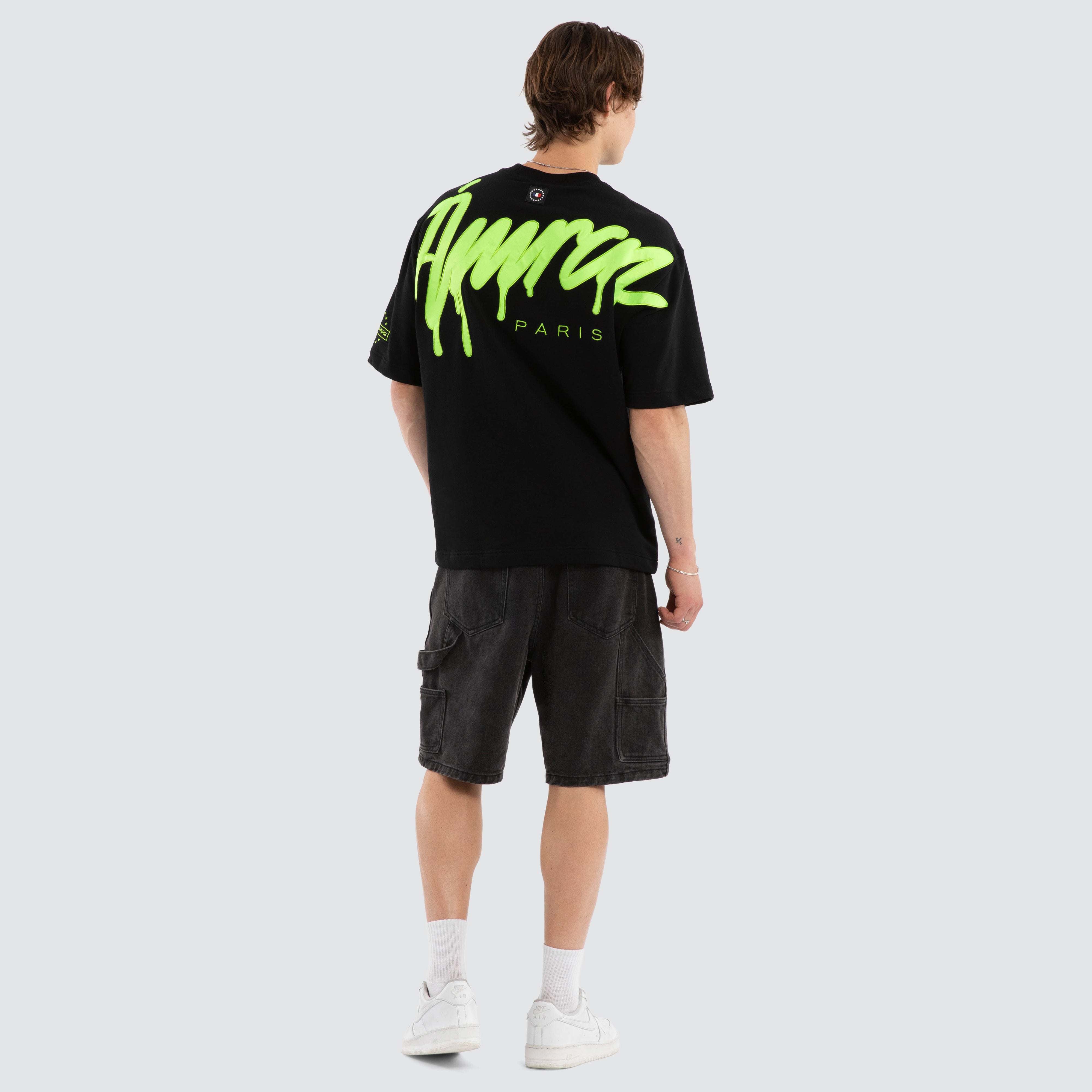 Americain Idol Box Fit Tee in Black | Neverland Store