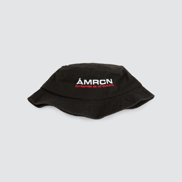 model wears Noir Bucket Hat Black Headwear Black - image 1