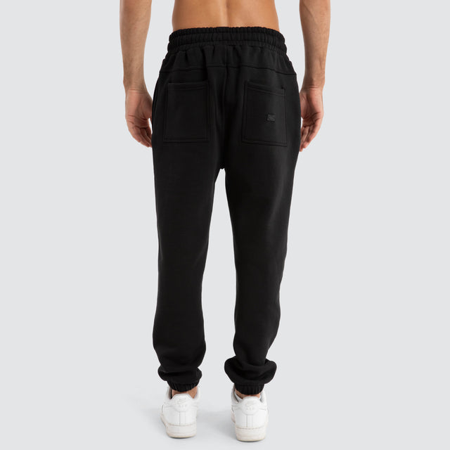 Collingwood Magpies AFL Mono Trackpants Jet Black