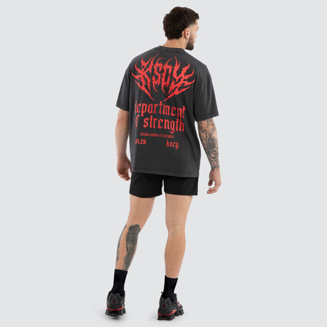 Cannibal Pump Cover Street Tee Pigment Black
