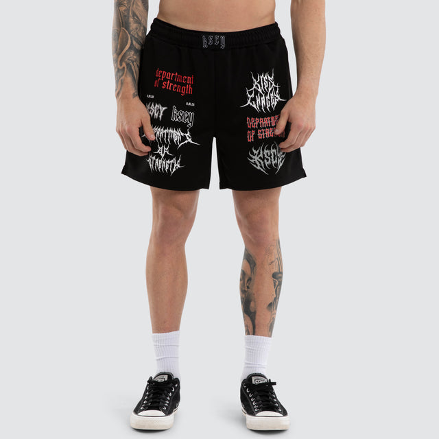 Doom Mesh Short Jet Black