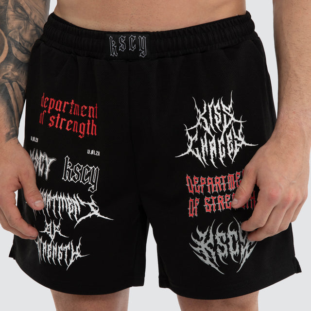 Doom Mesh Short Jet Black