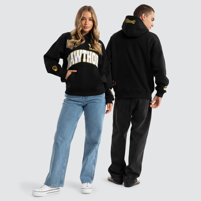 Hawthorn Hawks AFL Academy Hoodie Jet Black