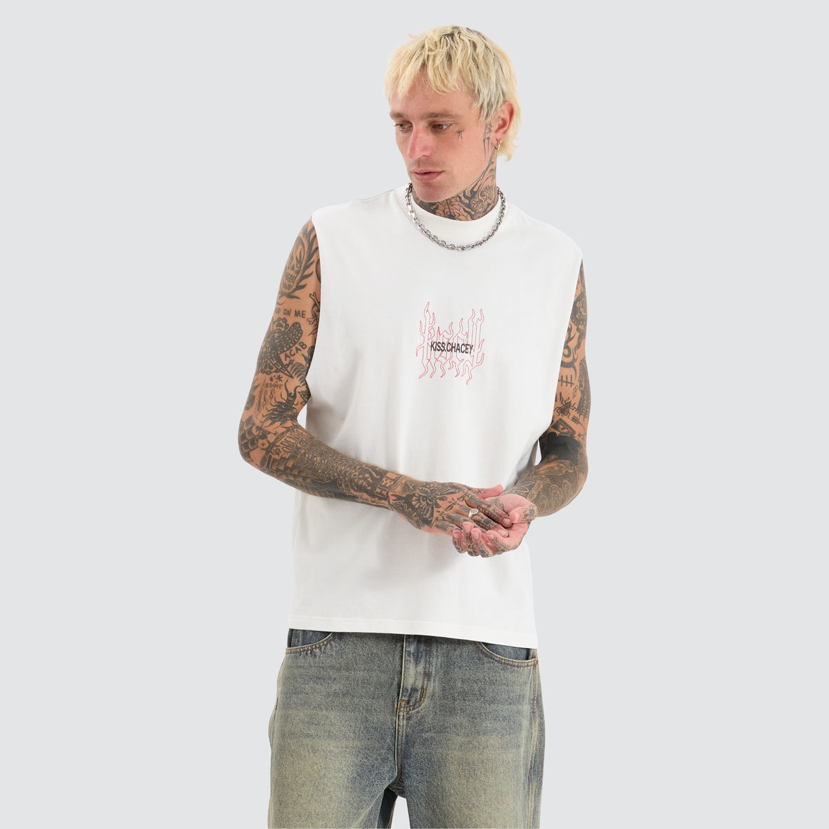KSCY Destructed Street Muscle in Natural White Neverland Store