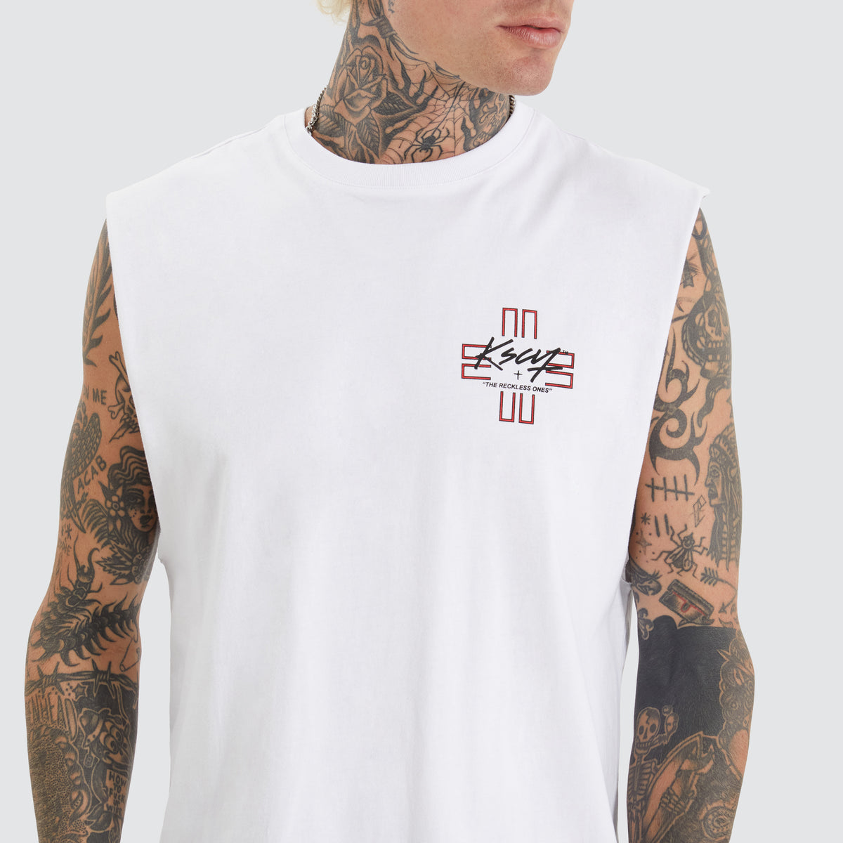 KSCY Ridgmont Dual Curved Muscle in Optical White Neverland Store