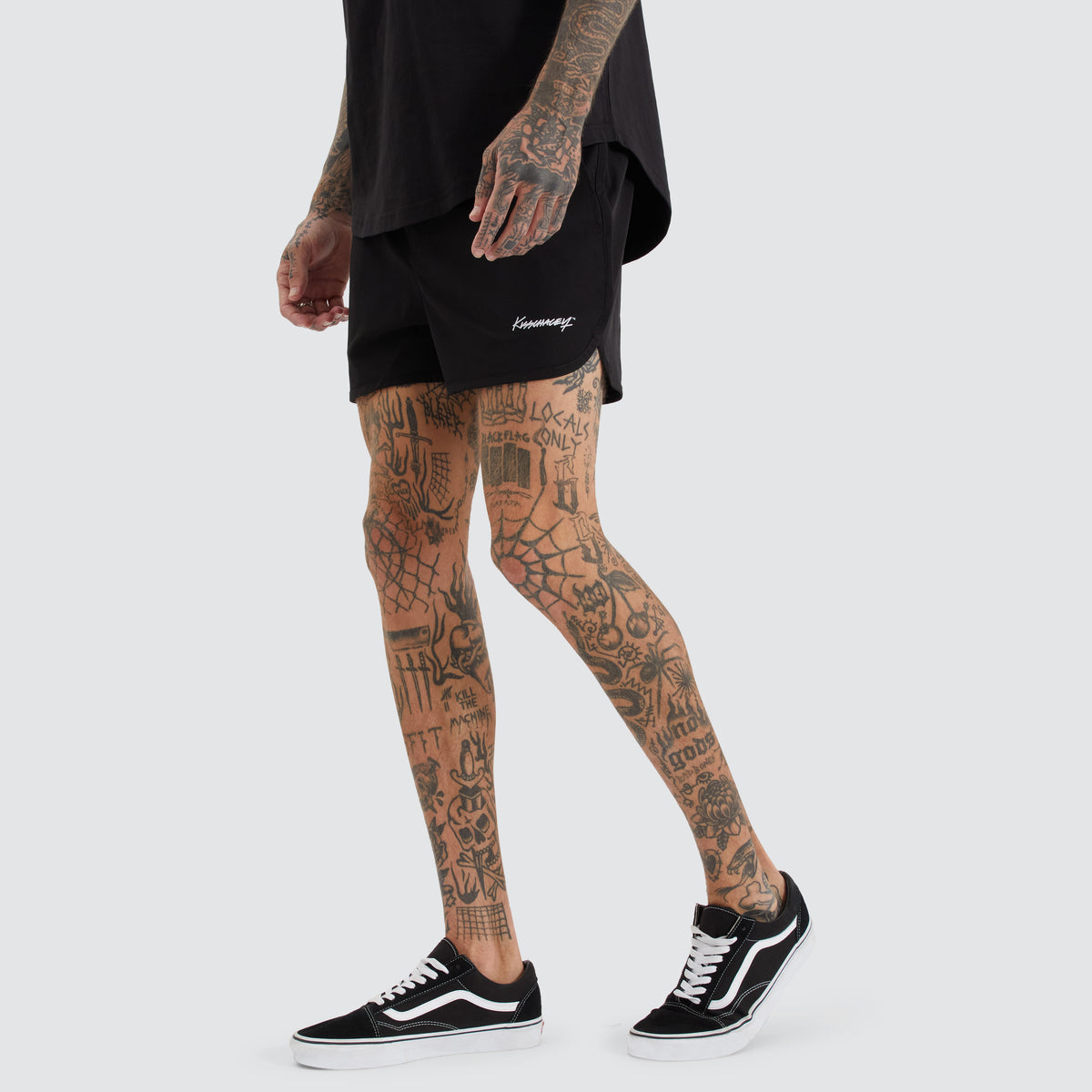 KSCY Abyss Runner Short in Jet Black Neverland Store