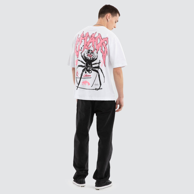 model wears Katana Street Tee Optical White T-Shirts White - image 6
