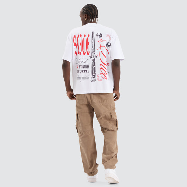 Slice Street Tee Optical white