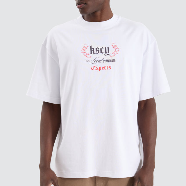 Slice Street Tee Optical white
