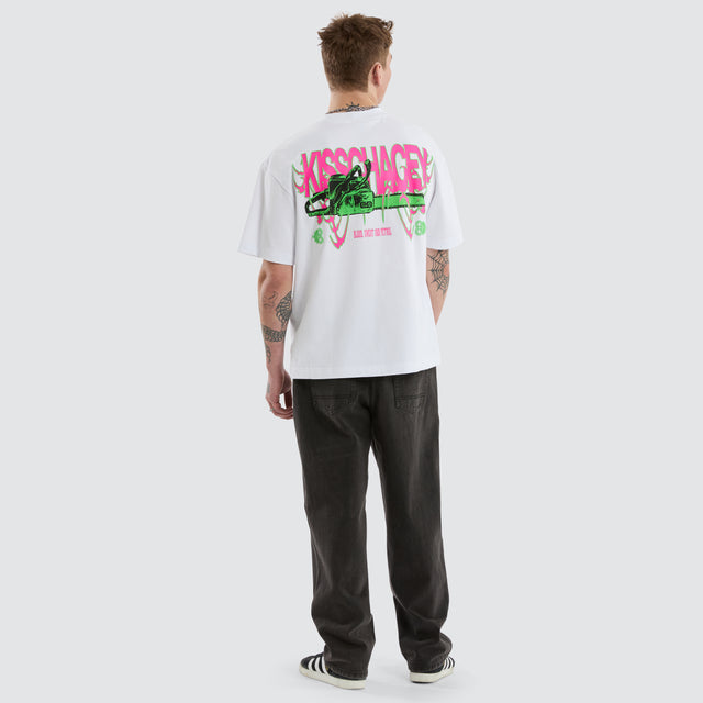Petrol Street Tee Optical white