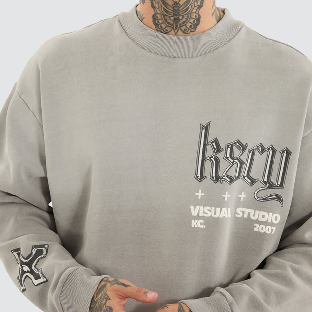 Kingdom Relaxed Sweater Alloy
