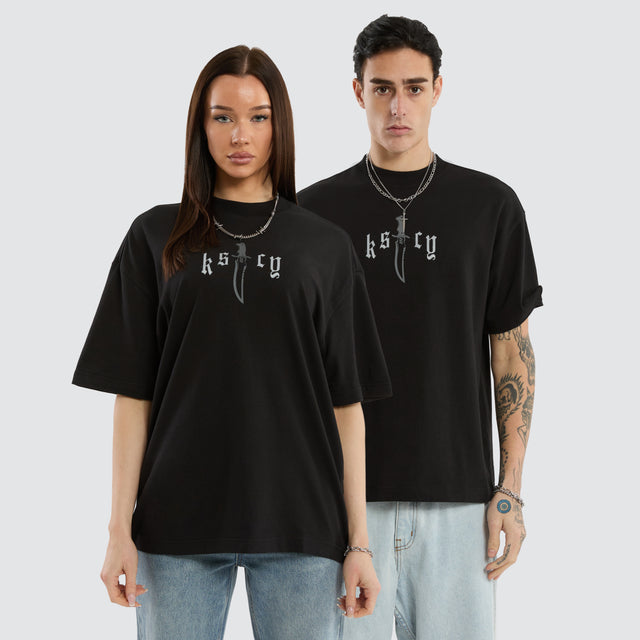 Rambo Street Tee Jet Black