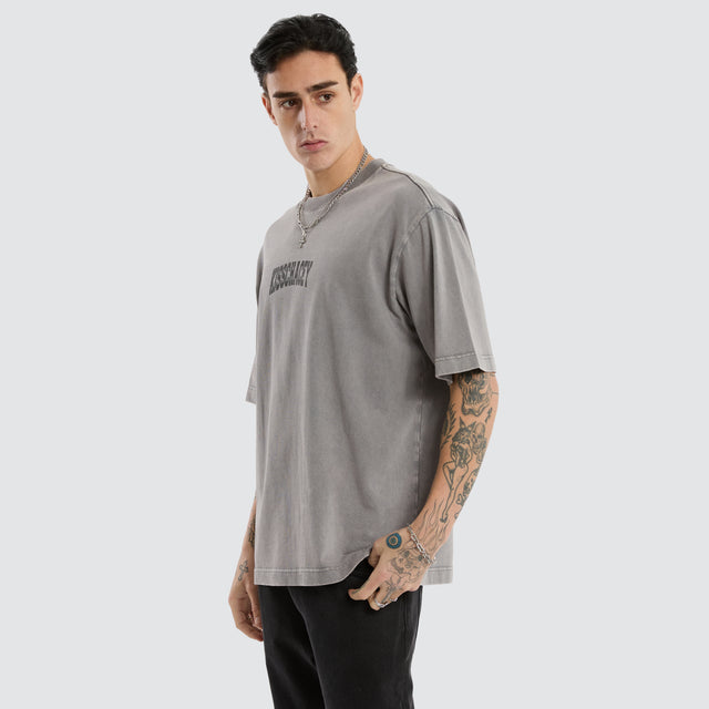 Missing Oversized Tee Mineral Charcoal