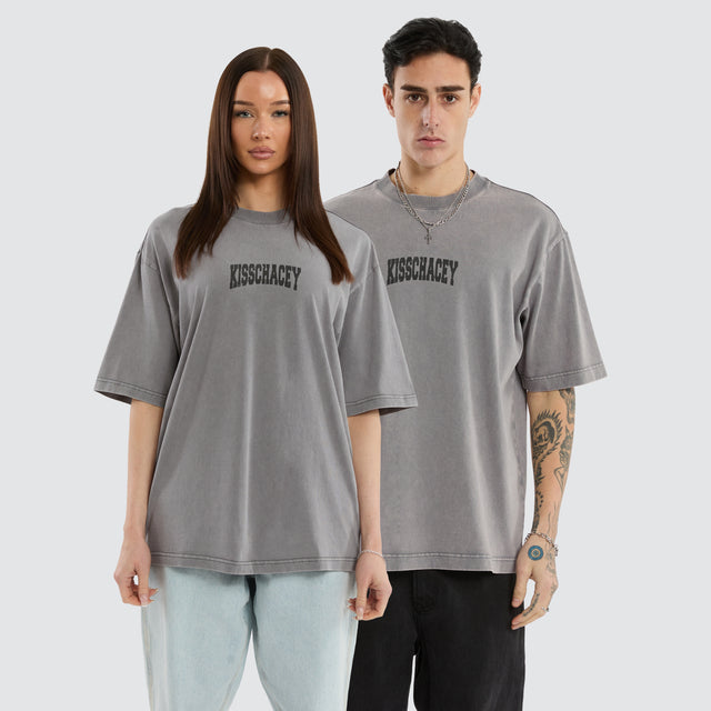 Missing Oversized Tee Mineral Charcoal