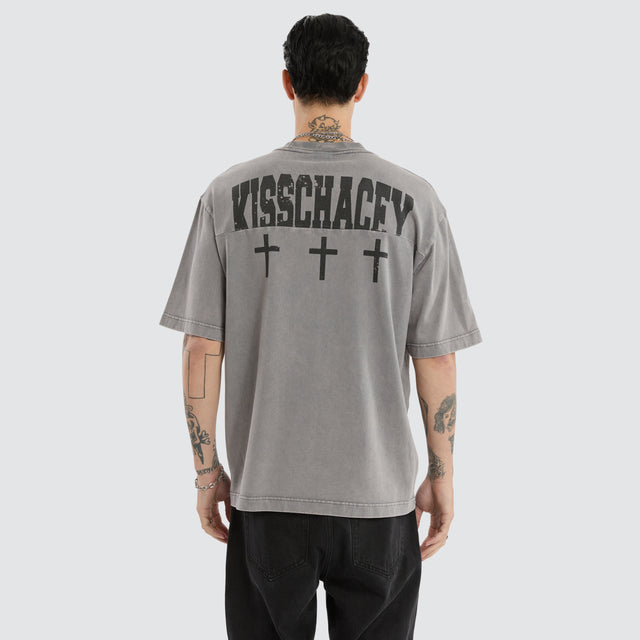Missing Oversized Tee Mineral Charcoal