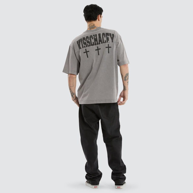 Missing Oversized Tee Mineral Charcoal