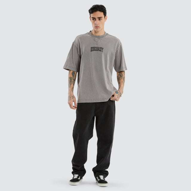 Missing Oversized Tee Mineral Charcoal