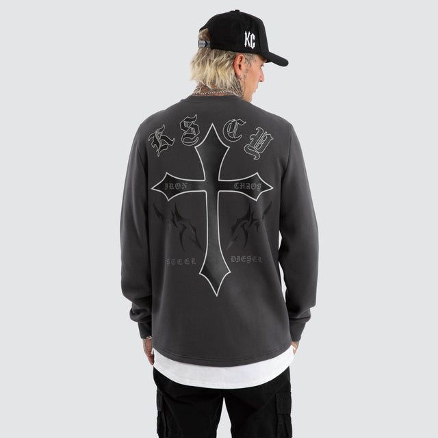 Lithium Layered Sweater Asphalt