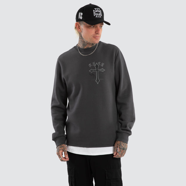 Lithium Layered Sweater Asphalt