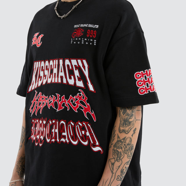 Motion Loopback Street Tee Anthracite Black