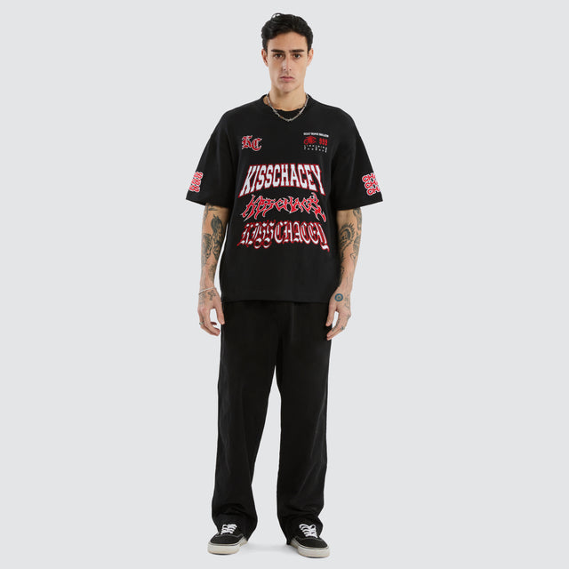 Motion Loopback Street Tee Anthracite Black