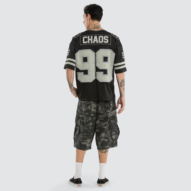 model wears Crawl Girdiron Jersey Black Jerseys Black - image 4