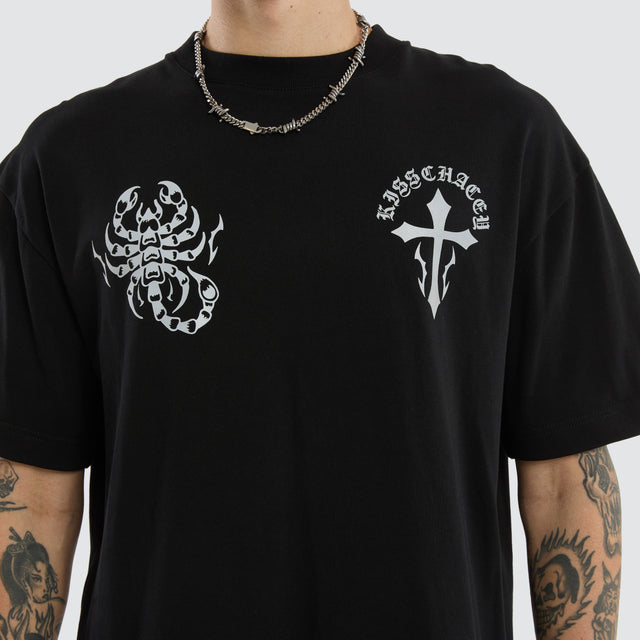 Sandtomb Street Tee Jet Black