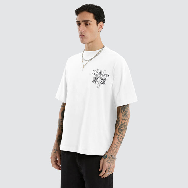 Ram Street Tee Optical White