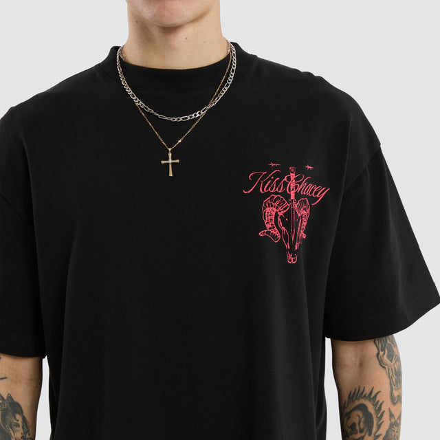 Ram Street Tee Jet Black