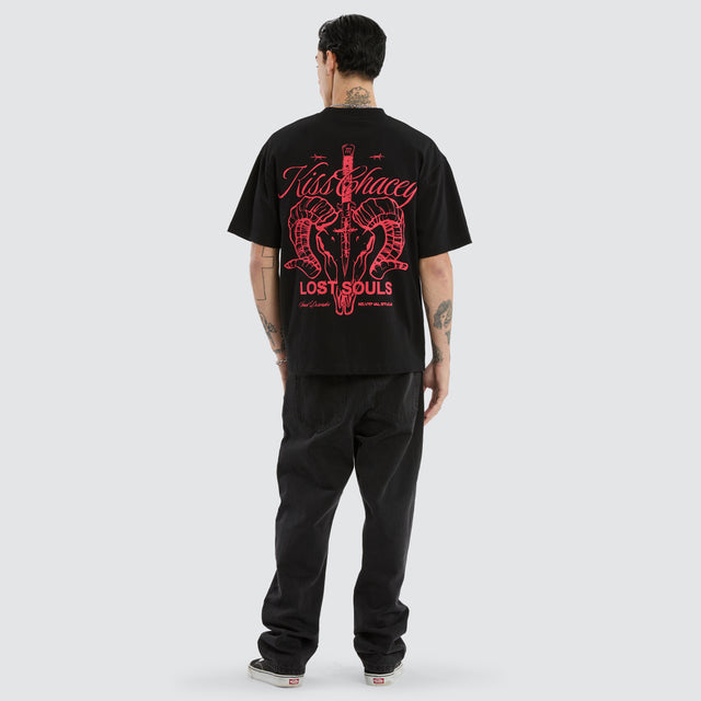 Ram Street Tee Jet Black