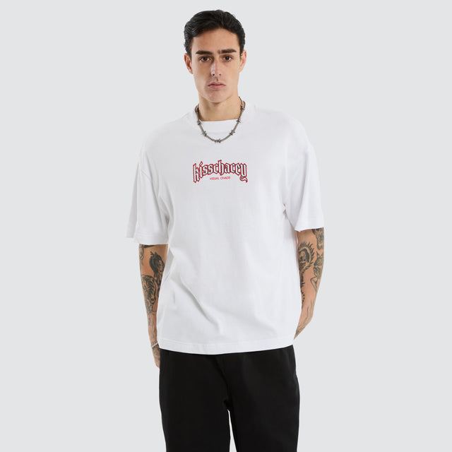 Archer Street Tee Optical White