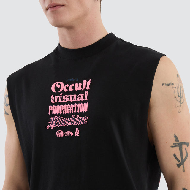Occult Street Muscle Jet Black