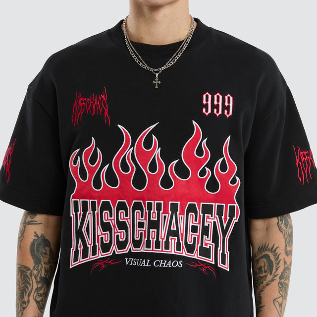 Highway Loopback Street Tee Anthracite Black