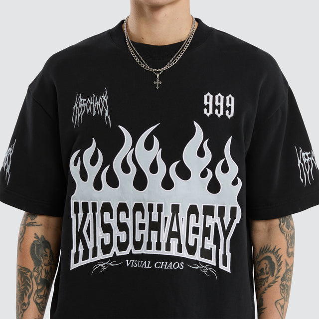 Highway Loopback Street Tee Anthracite Black