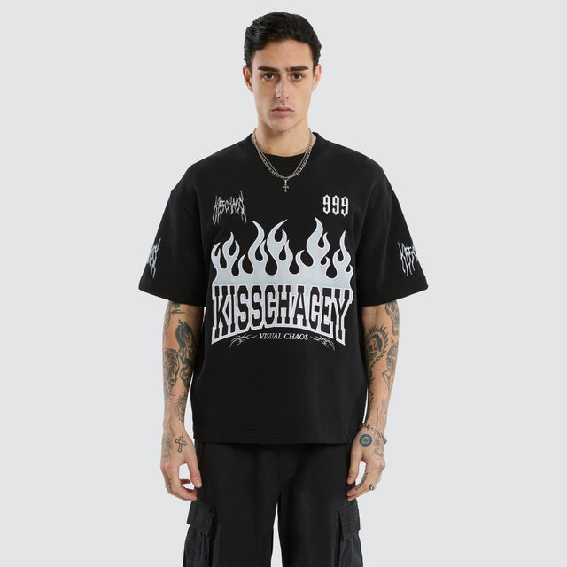 Highway Loopback Street Tee Anthracite Black