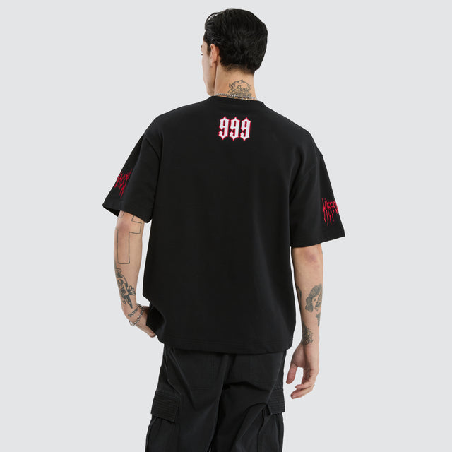 Highway Loopback Street Tee Anthracite Black