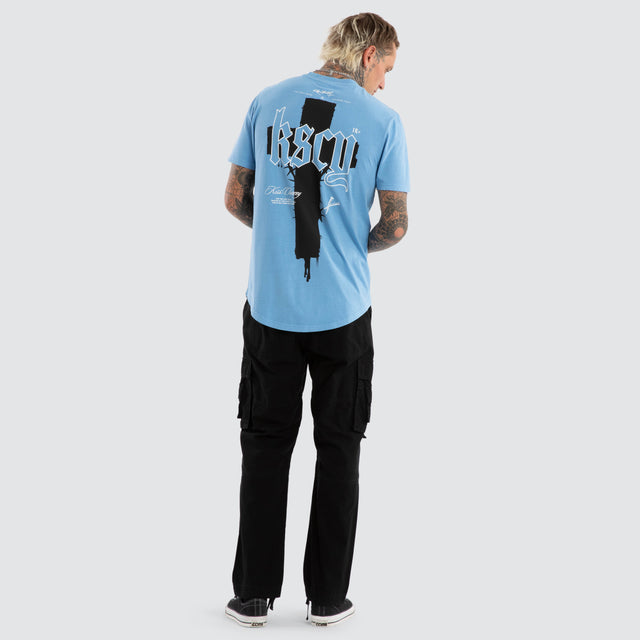 Church Dual Curved Tee Pigment Blissful Blue