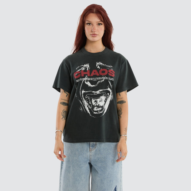 Risk Rocker Tee Vintage Black