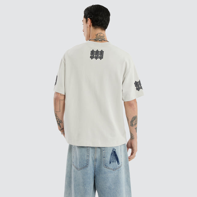 Castly Loopback Street Tee Glacier Grey