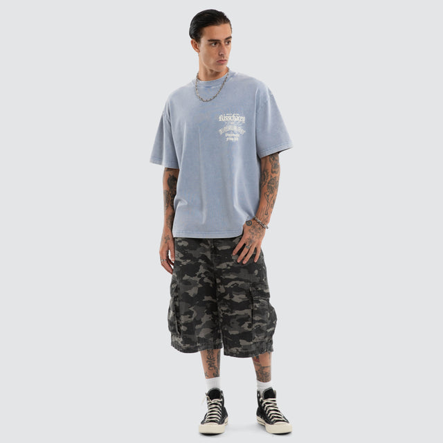Model wears Strider Street Tee Snow Allure T-Shirts Grey - image 3
