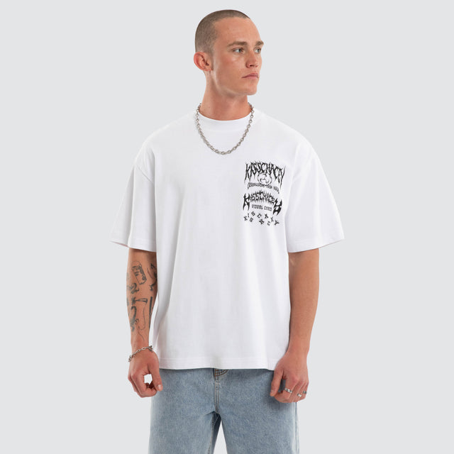 Astra Street Tee White