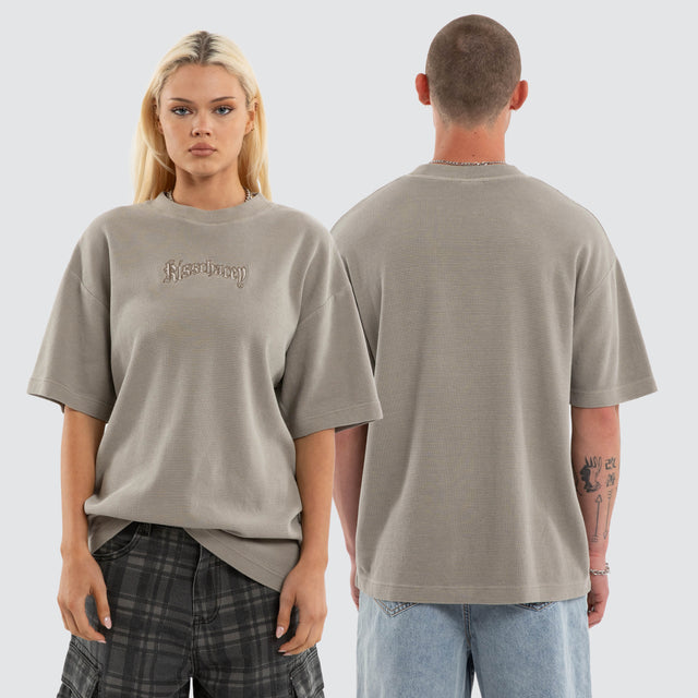 Scars Waffle Street Tee Pigment Morning Dove