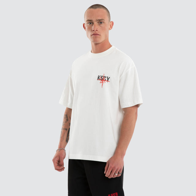 Prophecy Street Tee Natural White