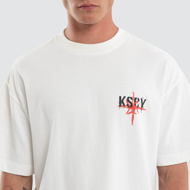 Prophecy Street Tee Natural White